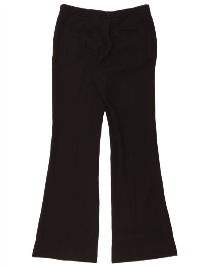 Pantaloni de damă Zara Casual Flare Mari L32 L32 Poliester negru