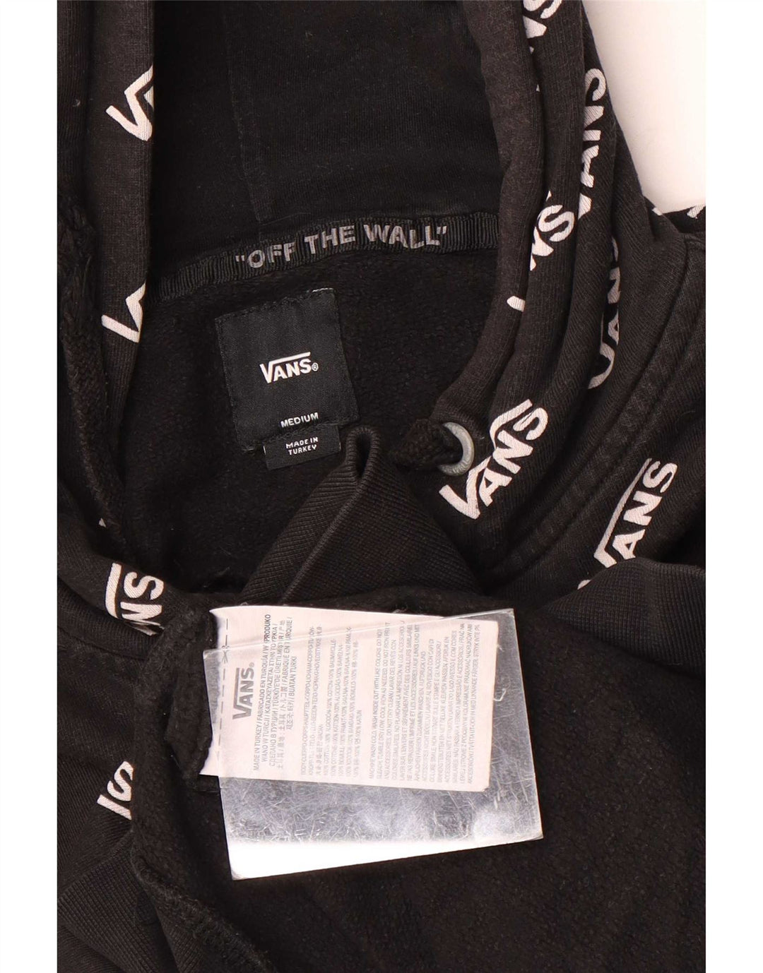 Hanocă grafică Vans pentru bărbați, bumbac mediu negru
