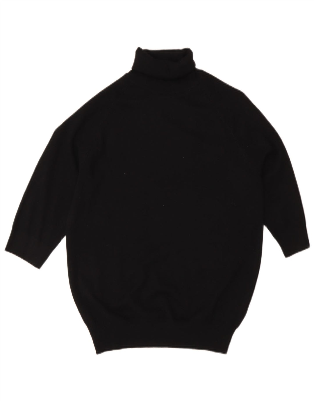 Pulover pentru femei cu mânecă scurtă cu gât rulat Zara UK 12 Medium Negru