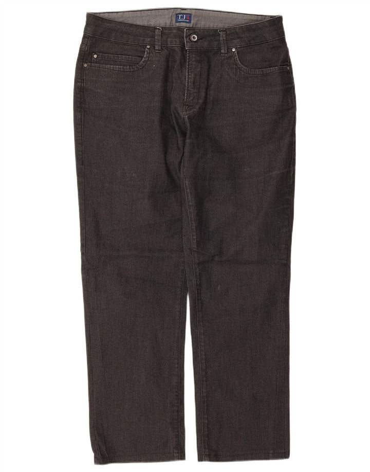 Blugi drepti pentru femei Trussardi W31 L26 bumbac negru