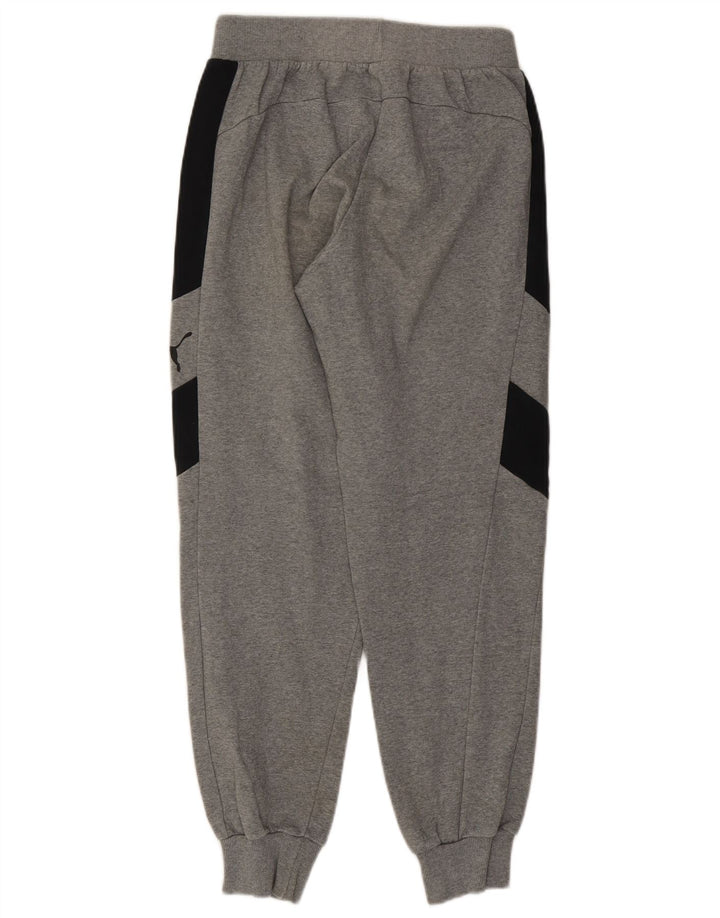 Pantaloni de trening grafic pentru bărbați PUMA Pantaloni de jogging, gri mediu, bloc de culoare