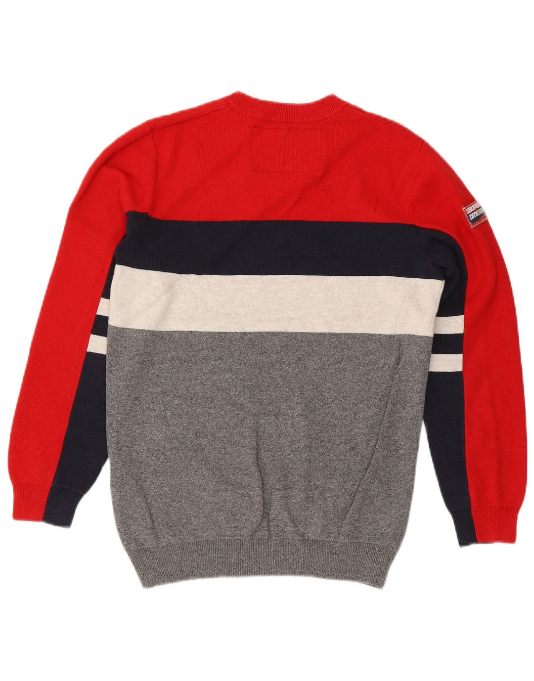 Pulover Superdry pentru bărbați, cu decolteu, mic, multicolor