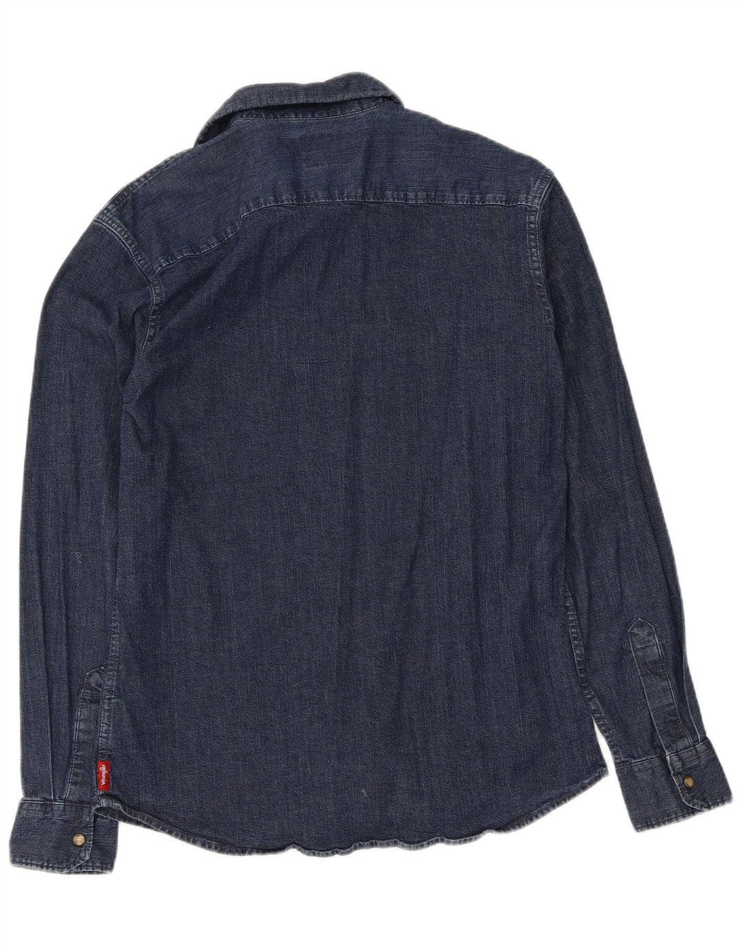 Cămașă pentru bărbați Wrangler Indigo denim, bumbac mediu albastru bleumarin