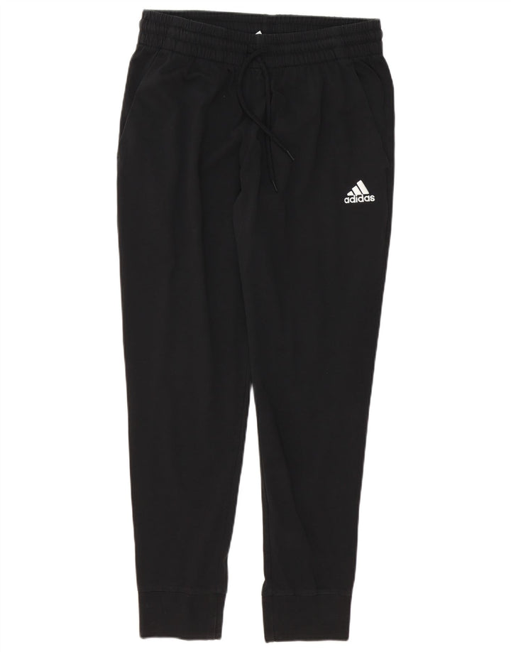 Pantaloni de trening ADIDAS pentru bărbați Joggeri, bumbac mediu negru