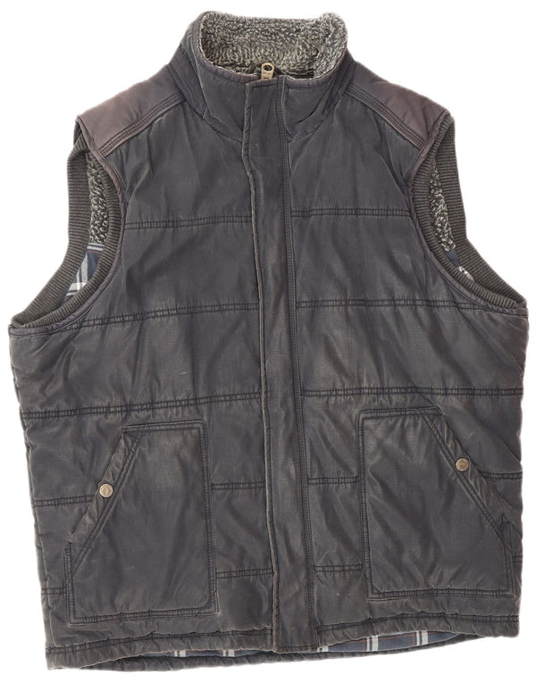 Gilet căptușit pentru bărbați Fat Face UK 42 XL Bleumarin Poliester