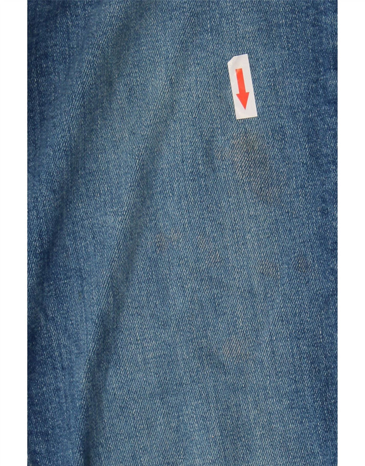 Blugi Zara Femei Crop Bootcut EU 38 Mici W28 L26 Albastru