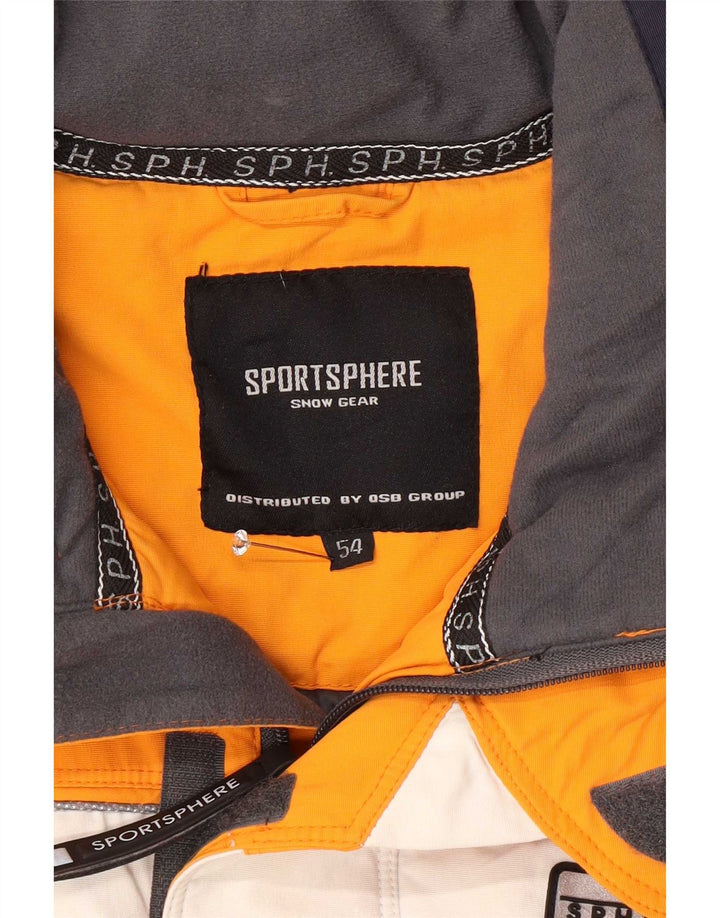 Jachetă de schi Sportsphere pentru bărbați IT 54 2XL Orange Colorblock Nylon