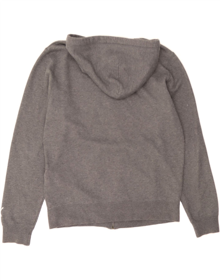 PUMA Mens Graphic Zip Hoodie Sweater Medium Grey Vintage Puma and Second-Hand Puma from Messina Hembry 