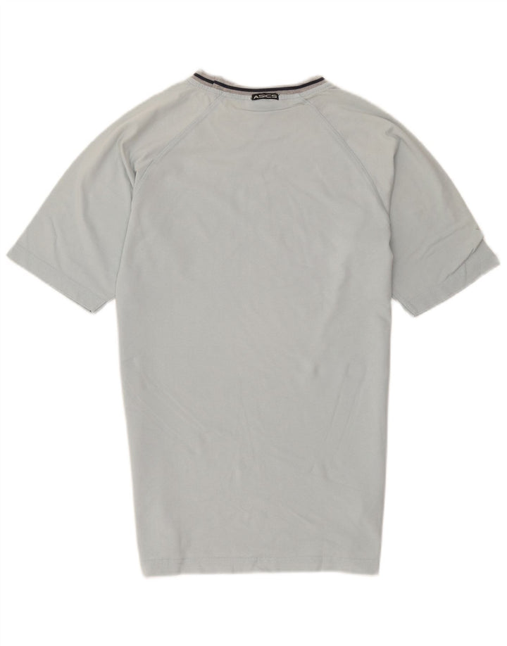 Tricou Asics pentru bărbați Top mic din bumbac cu dungi albastre