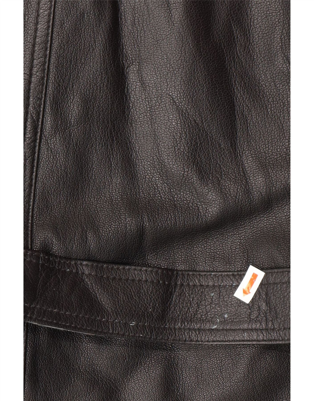 Palton din piele pentru bărbați VINTAGE IT 52 XL din piele neagră