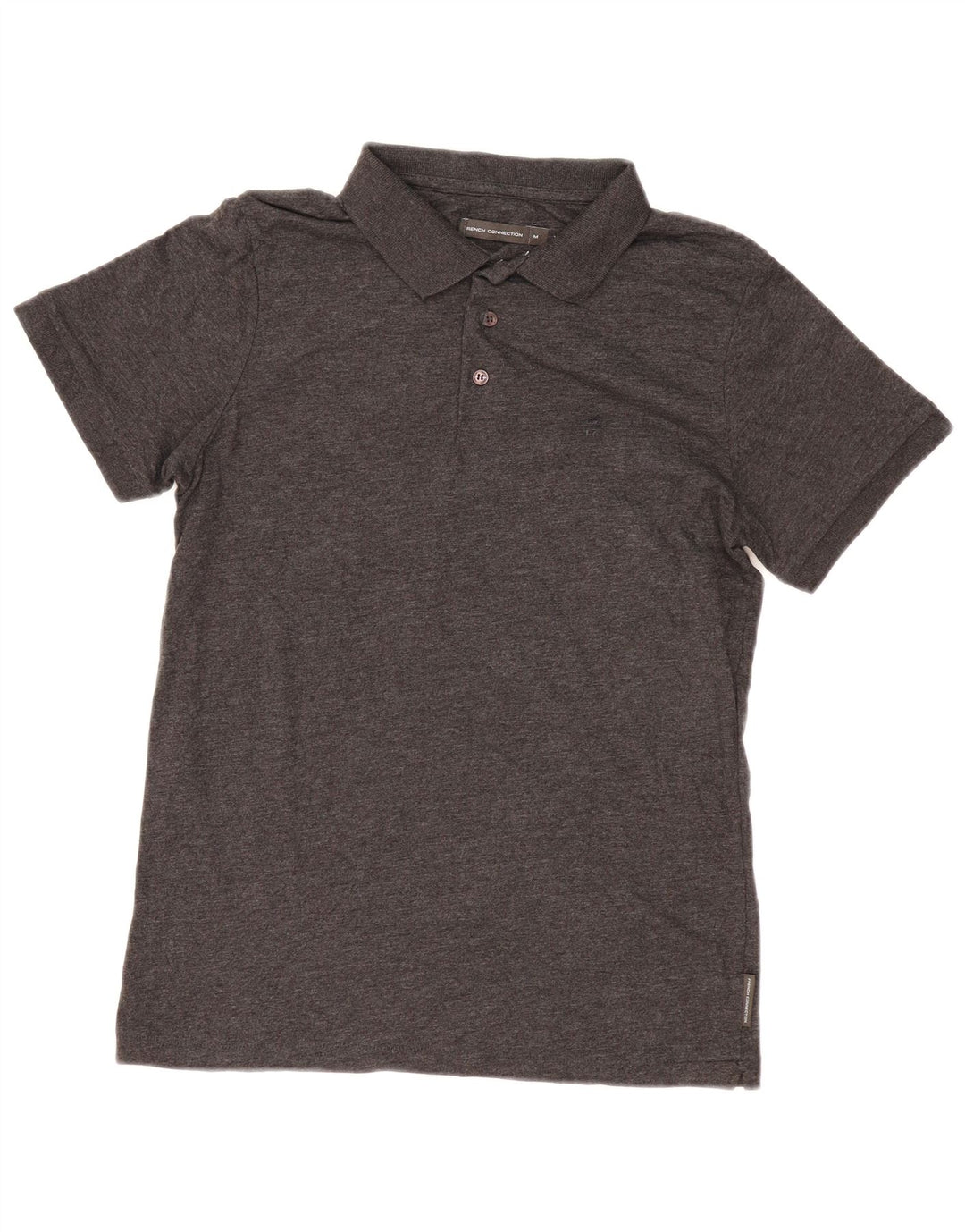Tricou polo pentru bărbați French Connection, bumbac gri mediu