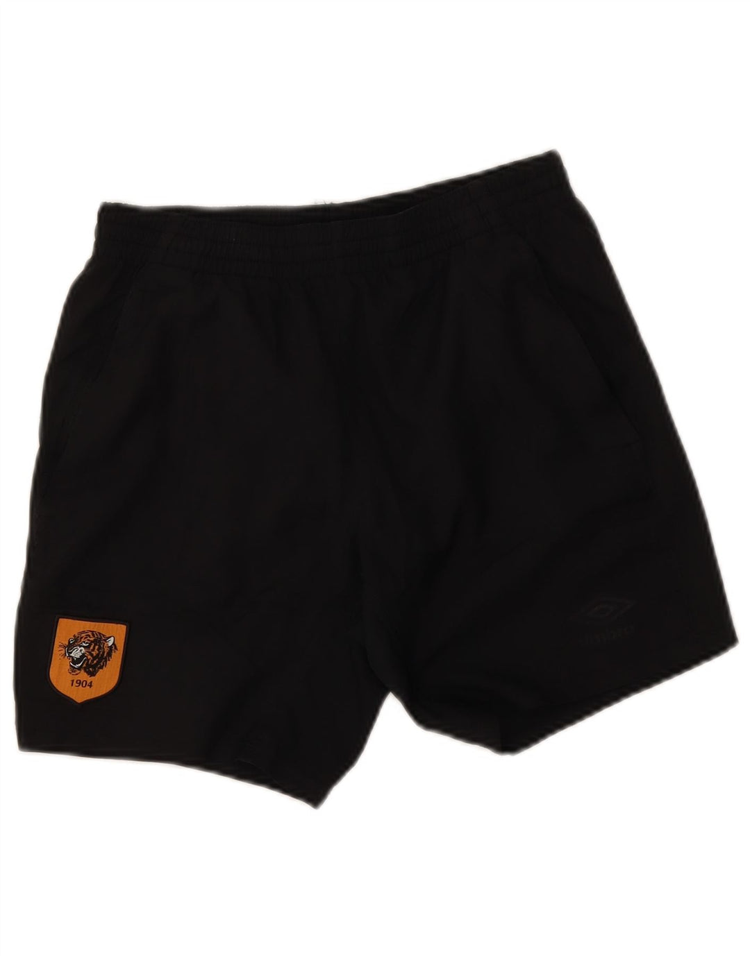 Pantaloni scurti sport Umbro pentru bărbați, poliester negru mic