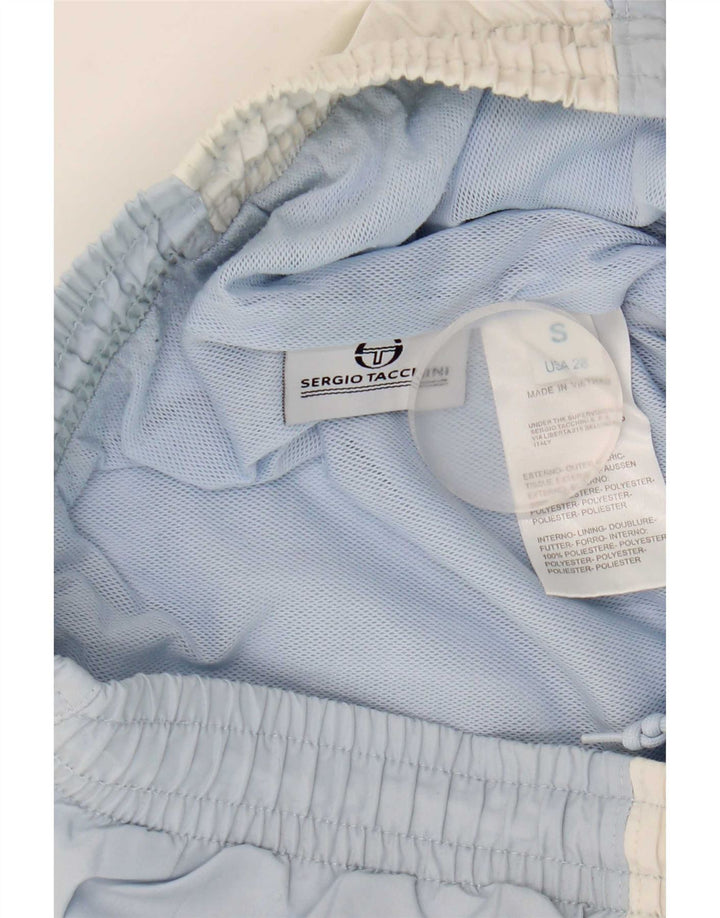 Sergio Tacchini Pantaloni de trening pentru bărbați Joggeri mici, albastru, bloc de culoare