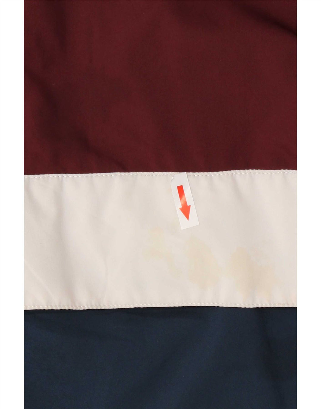 Jachetă de ploaie cu glugă pentru bărbați Vans UK 38 Medium Burgundy Colorblock