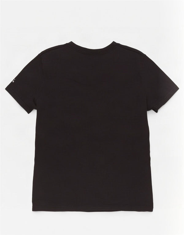 Tricou grafic Adidas Slim Fit Top UK 20/22 XL Bumbac negru