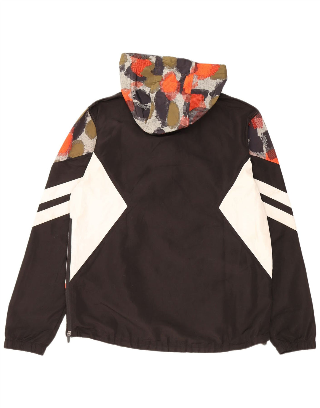 SUPERDRY jachetă de ploaie pulover cu glugă pentru bărbați UK 40 mare cu pete negre