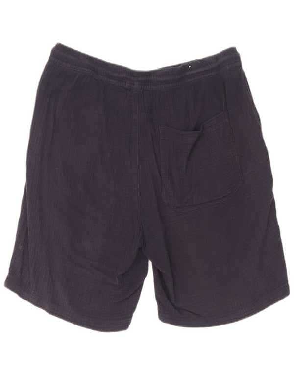 Pantaloni scurți sport pentru bărbați Zara, bumbac, albastru bleumarin mediu