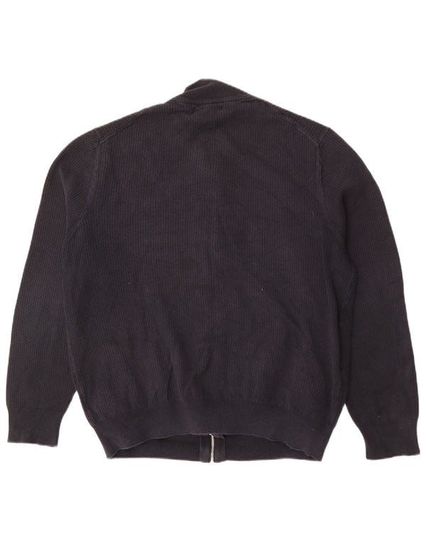 Pulover cardigan pentru bărbați Marks & Spencer, mare, negru, bumbac