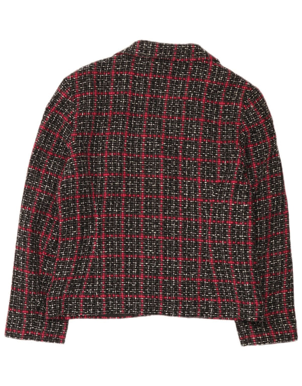 Jachetă blazer pentru femei Etam cu 4 nasturi UK 16, mare, negru, viscoză