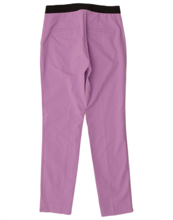 Pantaloni de costum slim pentru femei Zara Mici L27 L27 Poliester violet