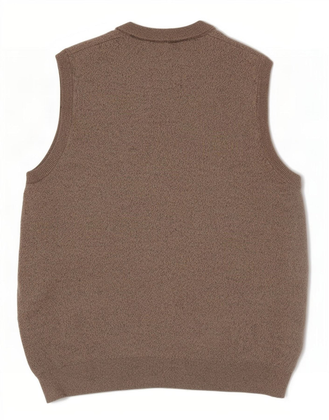 Marks & Spencer Vestă pentru bărbați Tank Top mare, bej, bumbac cu pete