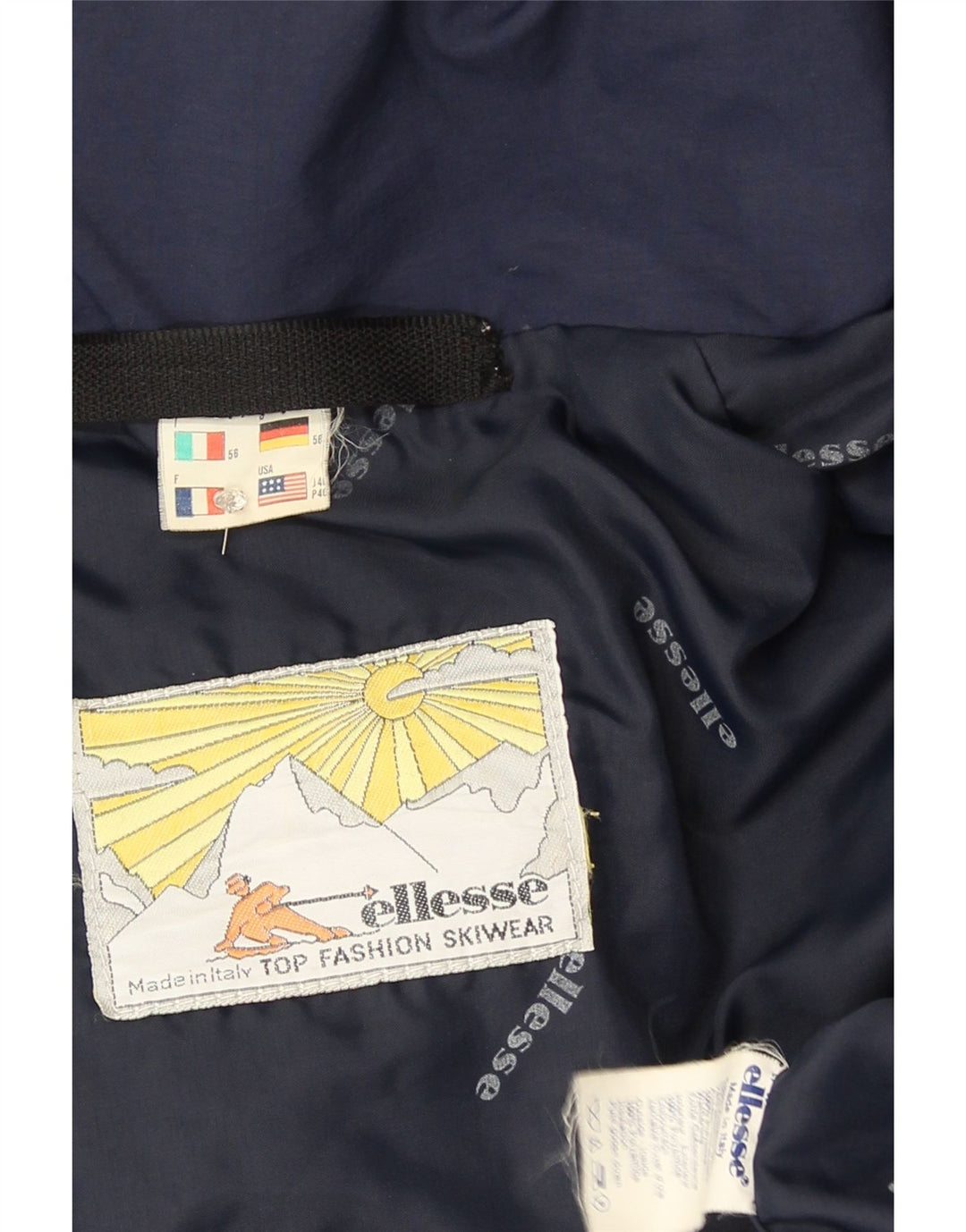 Jachetă de schi pentru bărbați cu glugă Ellesse IT 56 3XL poliamidă bleumarin