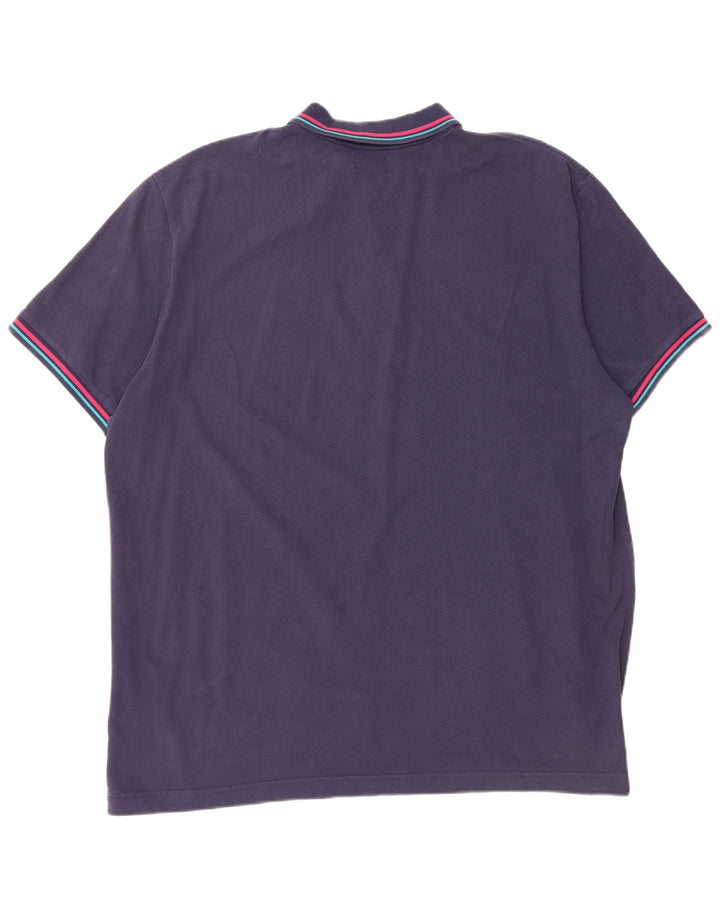 Cămașă polo pentru bărbați Kappa 3XL bleumarin