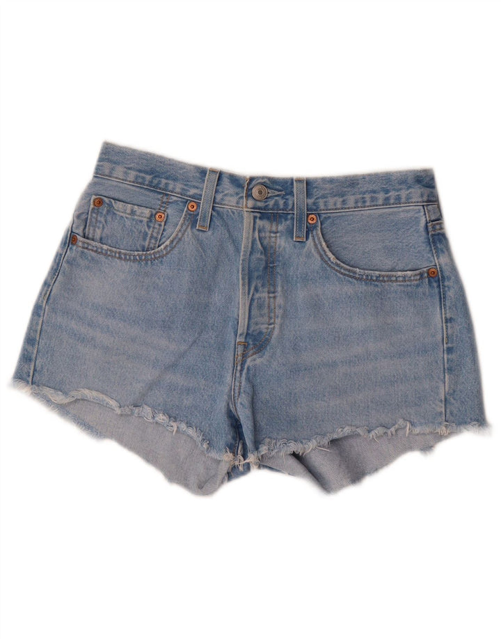 Pantaloni de damă Levi's 501 Denim Hot Pants W26 Small Blue Bumbac
