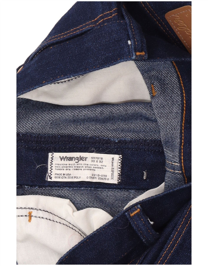 Blugi slim pentru bărbați Wrangler W30 L32 bumbac bleumarin