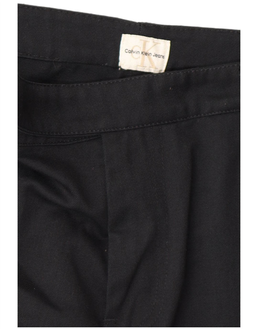 Pantaloni drepți CALVIN KLEIN pentru bărbați L30 L34 Negri