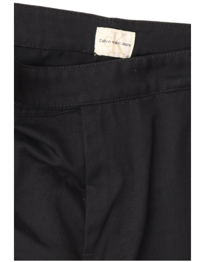 Pantaloni drepți CALVIN KLEIN pentru bărbați L30 L34 Negri
