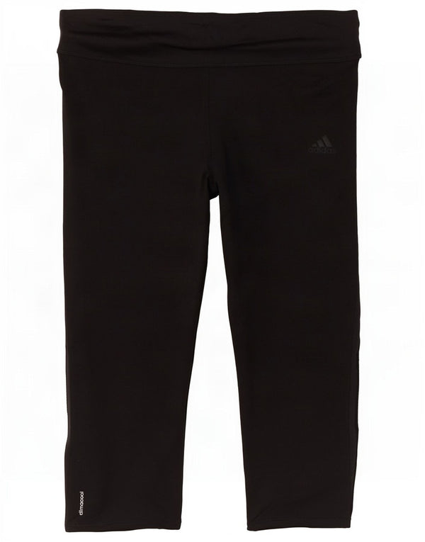 Leggings Adidas Climalite Capri pentru femei UK 12/14 Medium Black