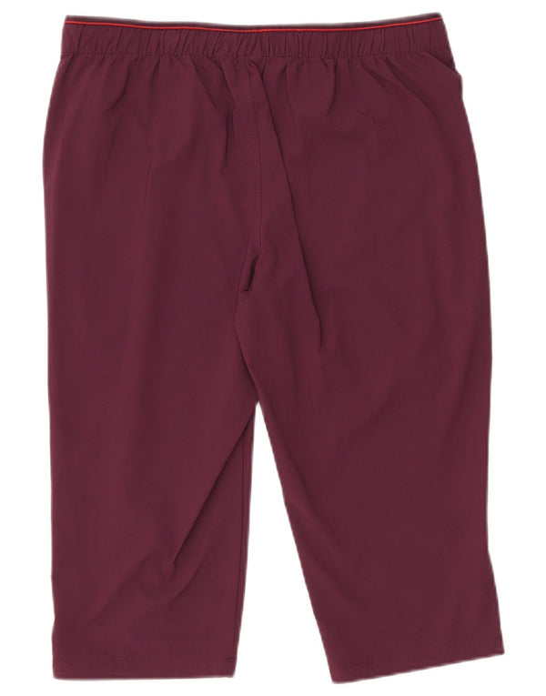 Leggings Capri Rohan pentru femei UK 14, mare, bordeaux, poliamidă