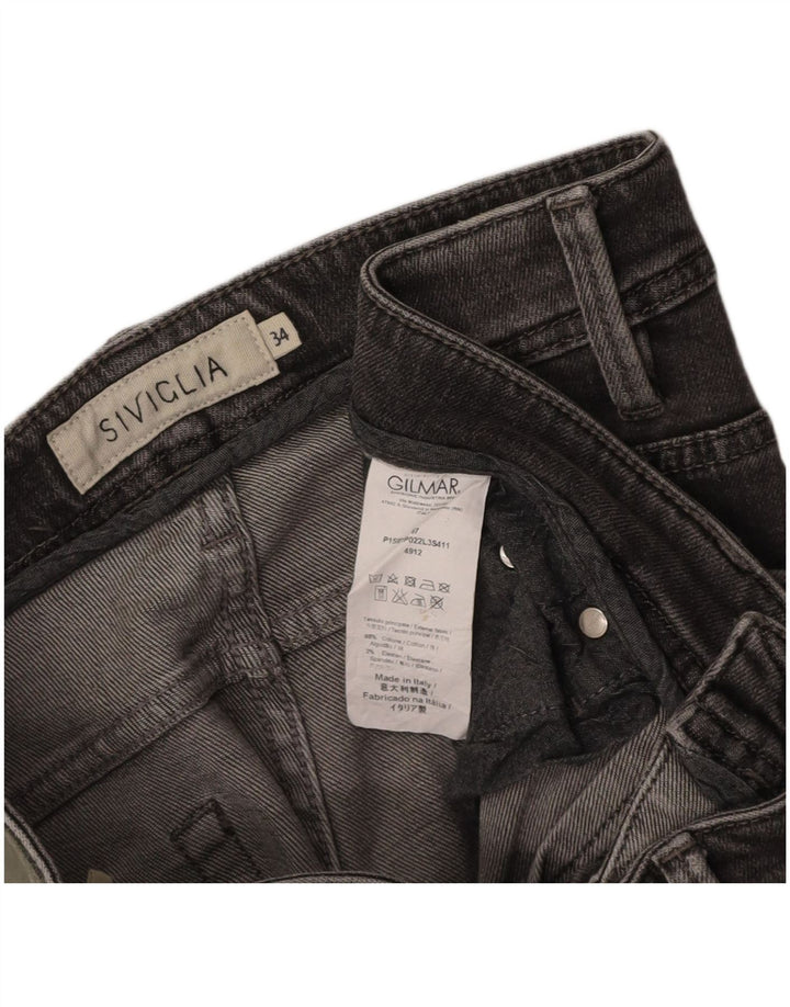 SIVIGLIA Mens Slim Jeans W34 L29  Grey Cotton