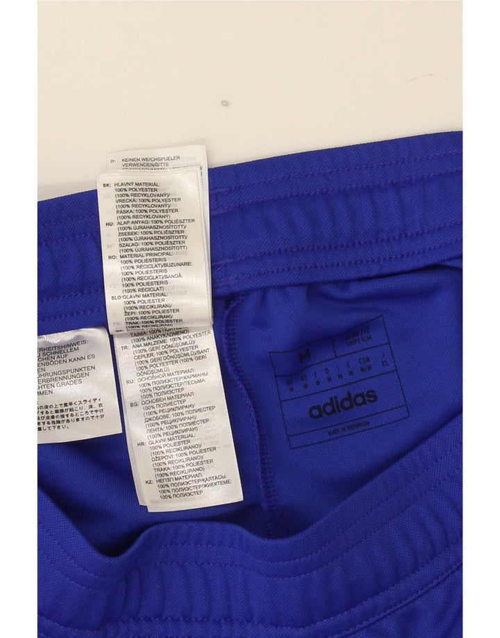 Pantaloni de trening Adidas Aeroready pentru bărbați, albastru mediu, poliester color bloc