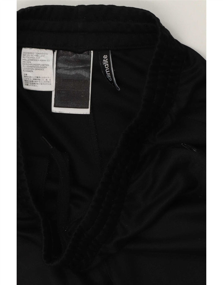 Pantaloni de trening Adidas Climalite pentru bărbați, poliester negru mic