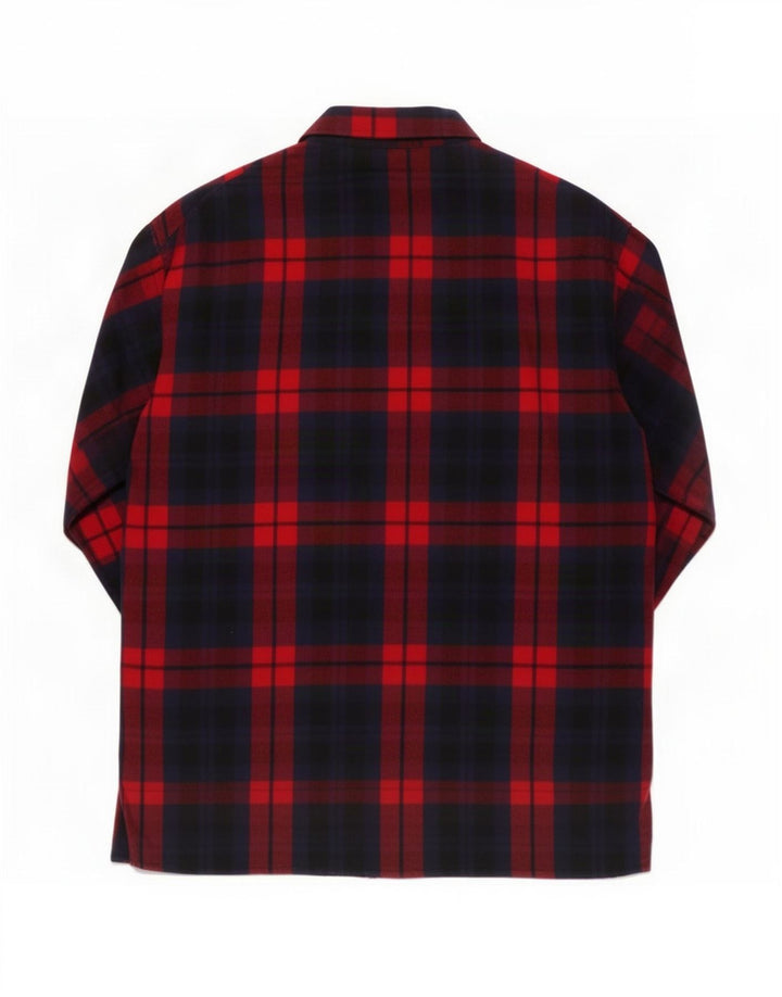 Cămașă de flanel pentru femei Zara UK 14 Medium Red Check