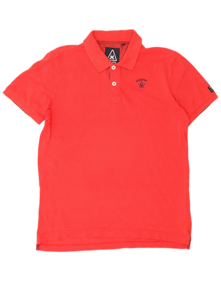 Tricou polo pentru bărbați Gaastra, bumbac roșu mediu
