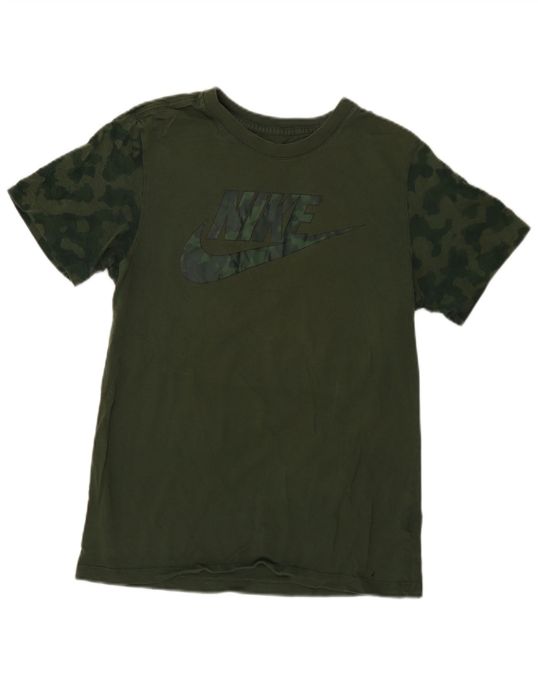 Tricou grafic Nike pentru bărbați Top mic verde camuflaj