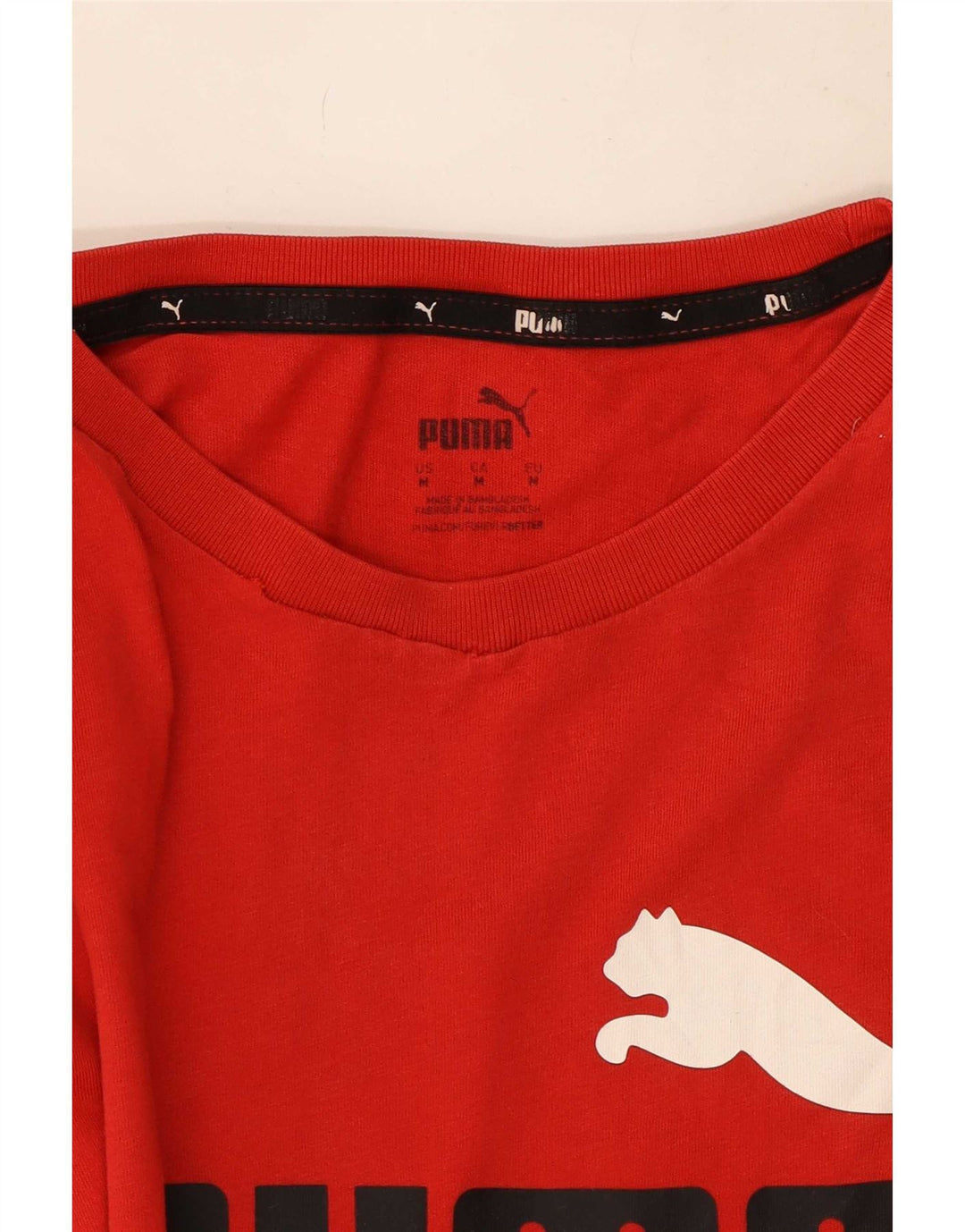 Tricou grafic pentru bărbați Puma Top, bumbac roșu mediu