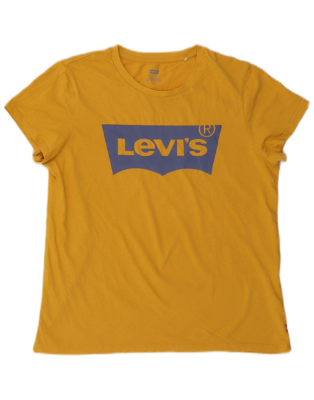 Tricou cu grafic Levi's pentru femei Top UK 16 Large Yellow Bumbac