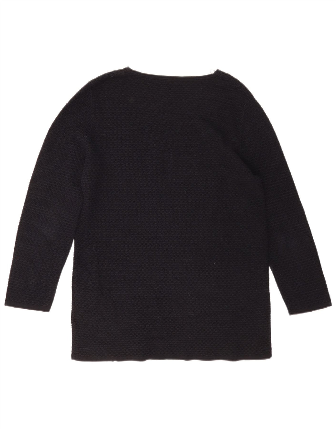 Cos Top pentru femei cu mâneci 3/4 UK 10 mic bumbac negru
