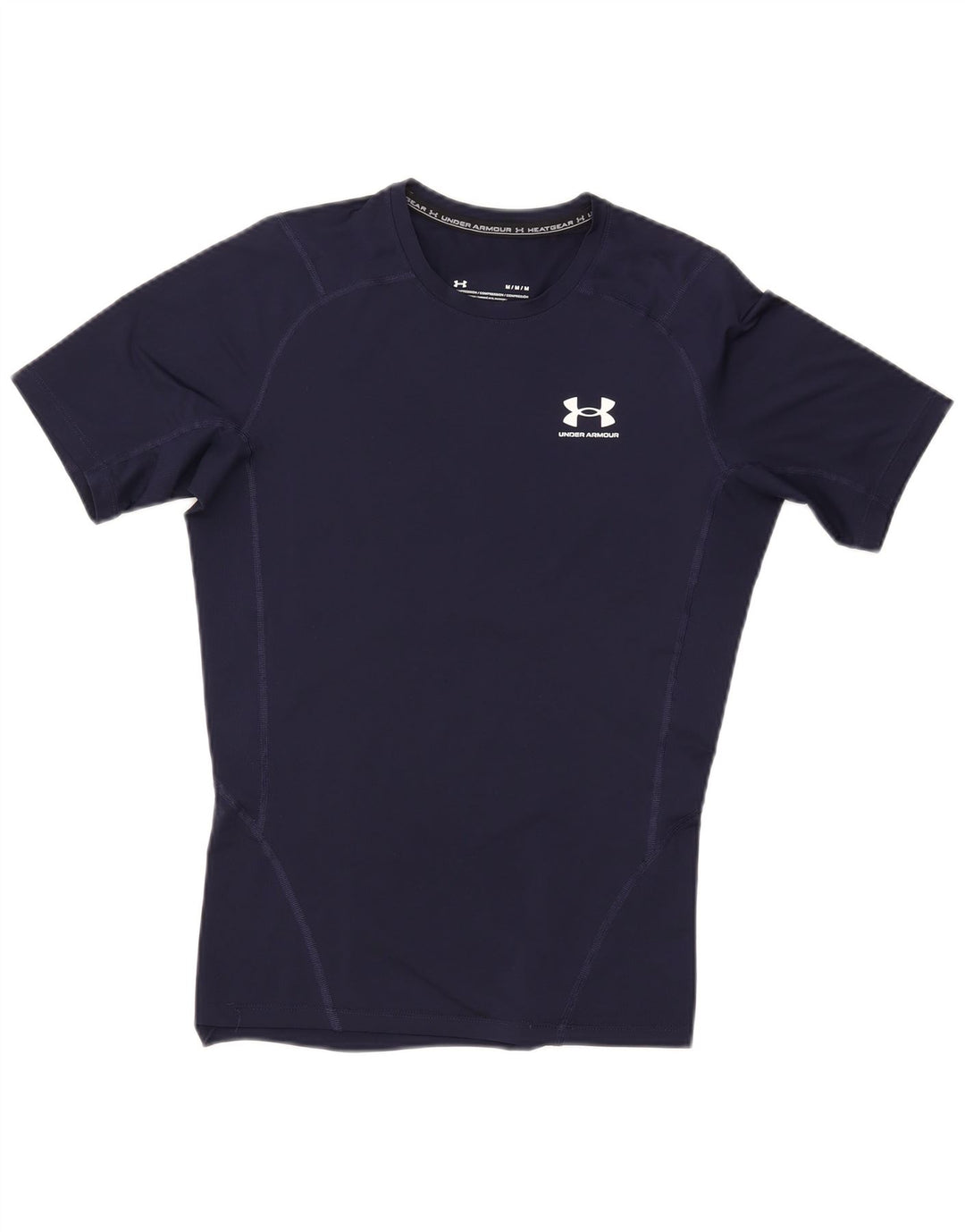 UNDER ARMOUR Bărbați Heat Gear Tricou Top Mediu Bleumarin Sintetic