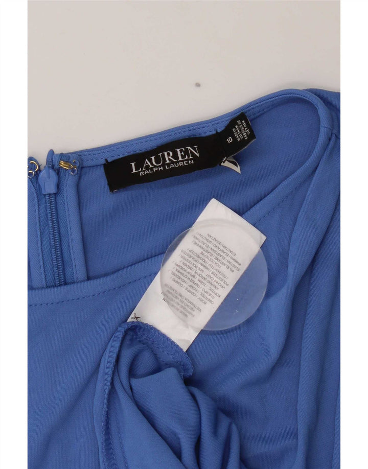 Rochie teacă pentru femei Ralph Lauren US 10, mare, albastru, poliester