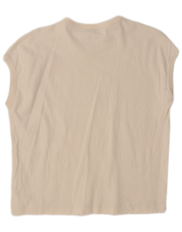 Massimo Dutti Tricou pentru femei Top UK 14 Medium Beige