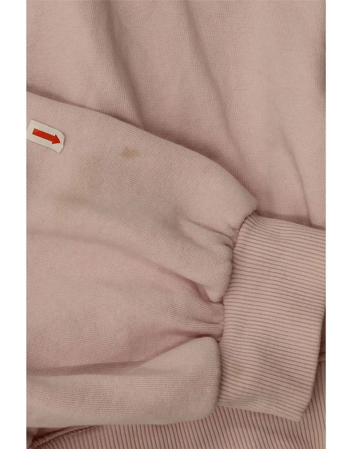 Pulover Oversized Crop pentru Damă Zara UK 14 Bumbac Roz Mediu