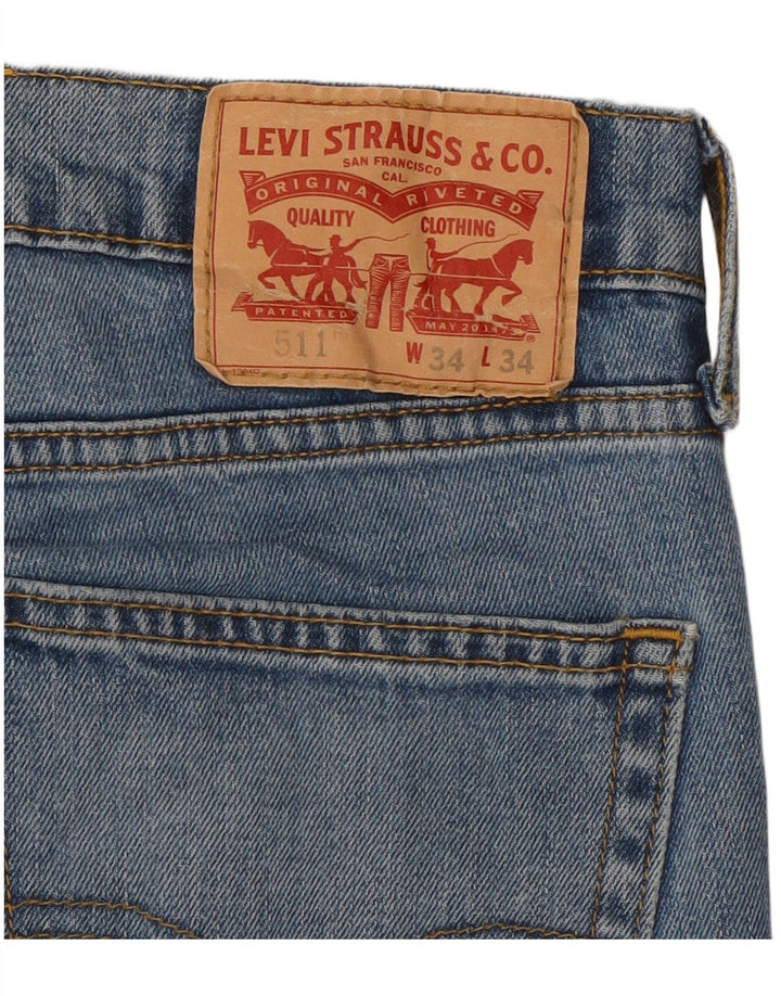 Blugi Levi's 511 Slim W34 L32 Albastru