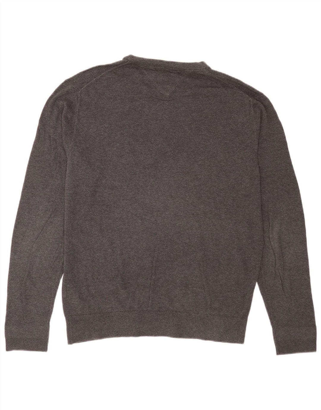 Pulover pentru bărbați Tommy Hilfiger, cu gât crew, bumbac mare, gri