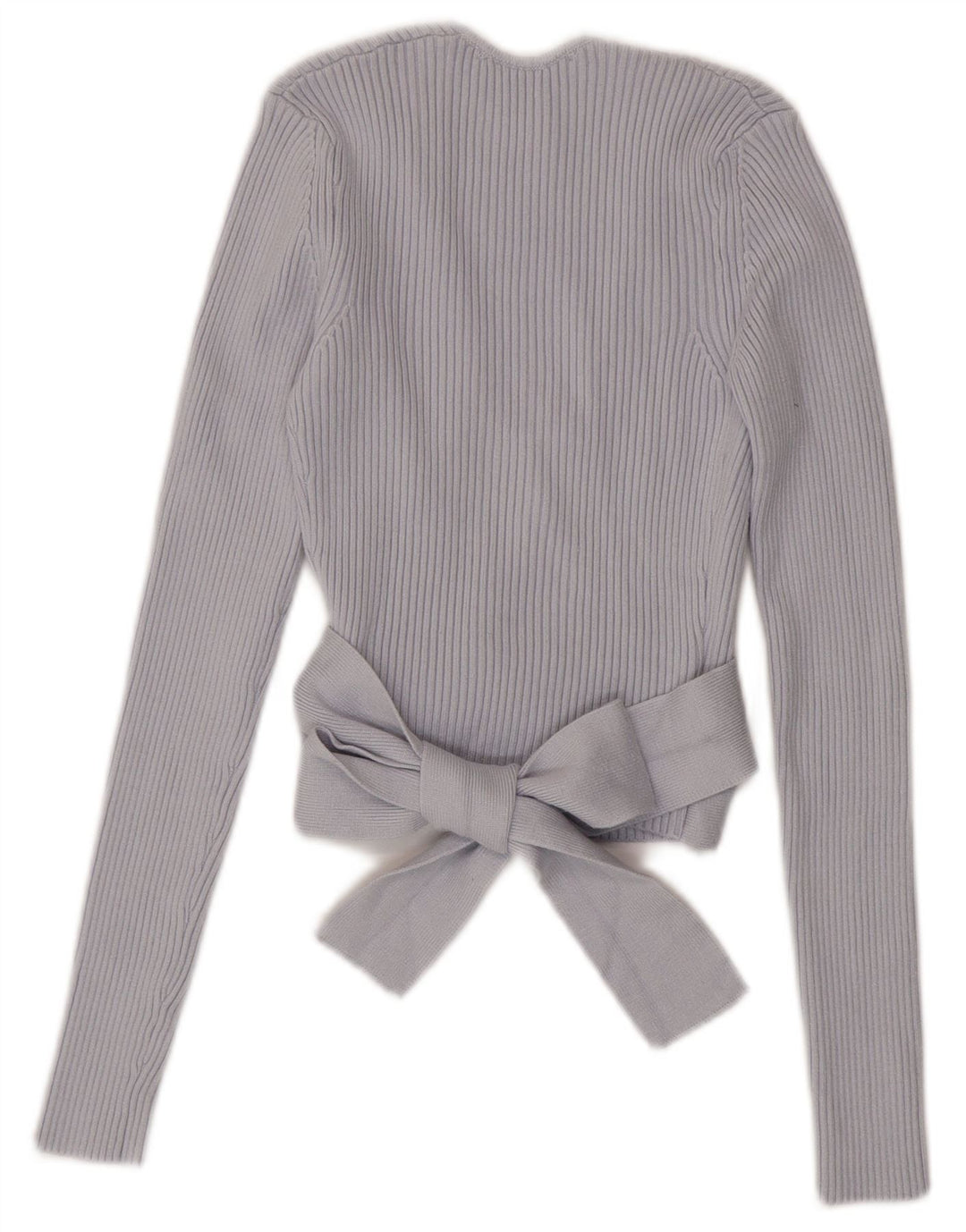 Top cardigan înfășurat pentru femei Zara UK 8 Small Blue