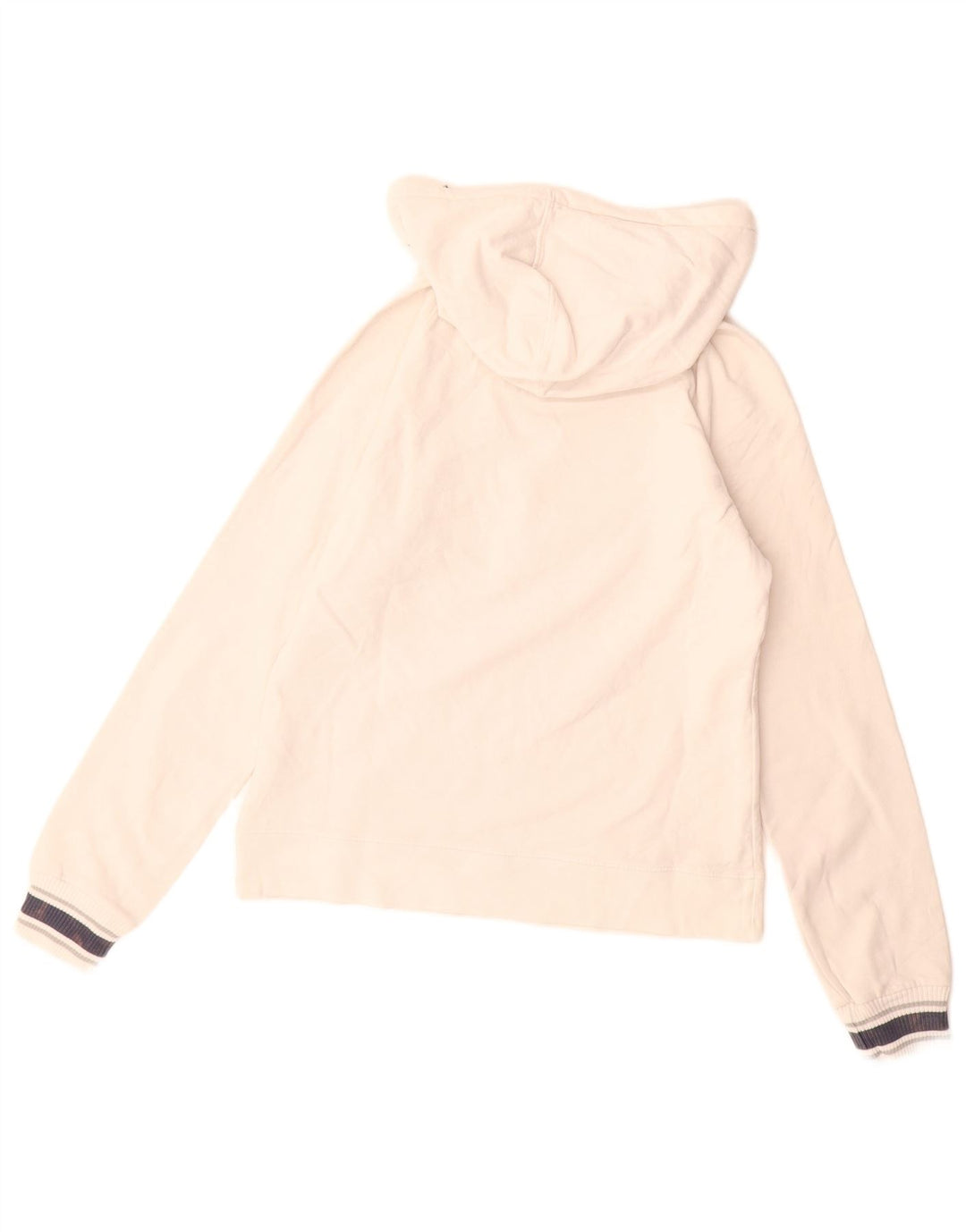 Pulover pentru damă CONVERSE, cu grafică, UK 12, bumbac alb mediu